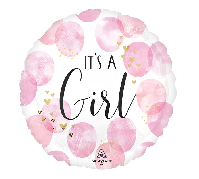 It's A Girl 17" Mylar Balloon