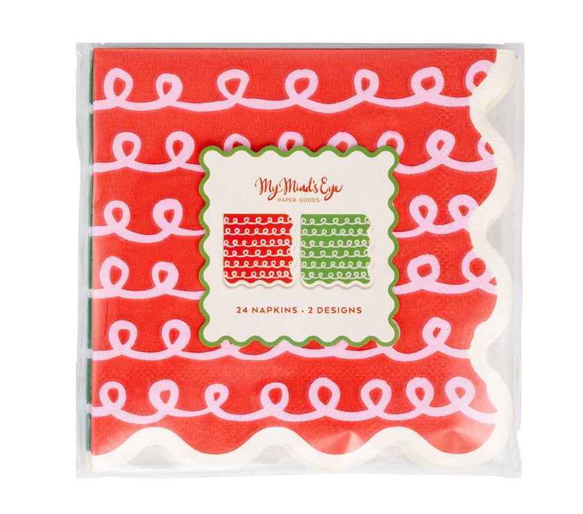 Frosting Cocktail Napkin Set - 24CT