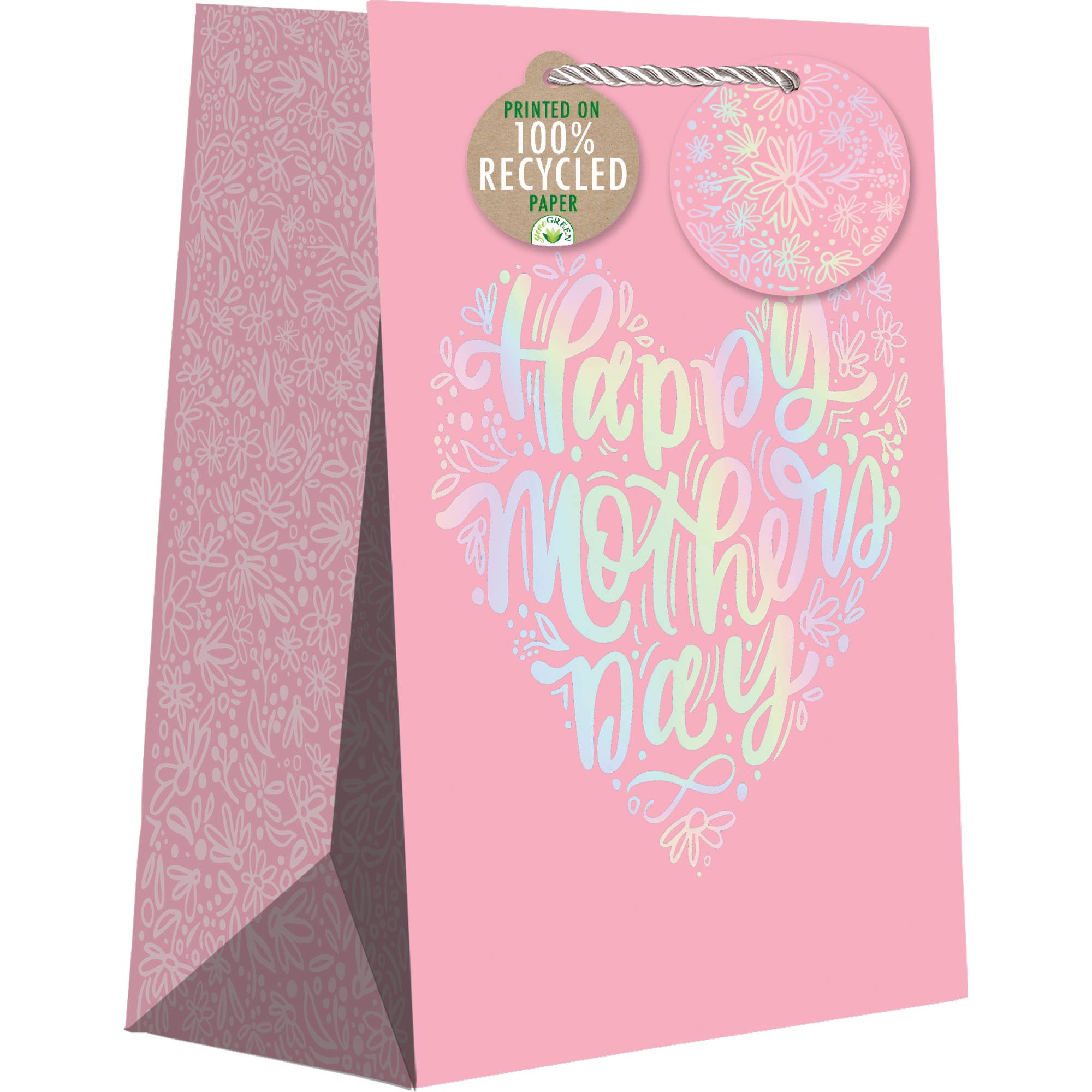 Mother's Day Heart Large Gift Bag