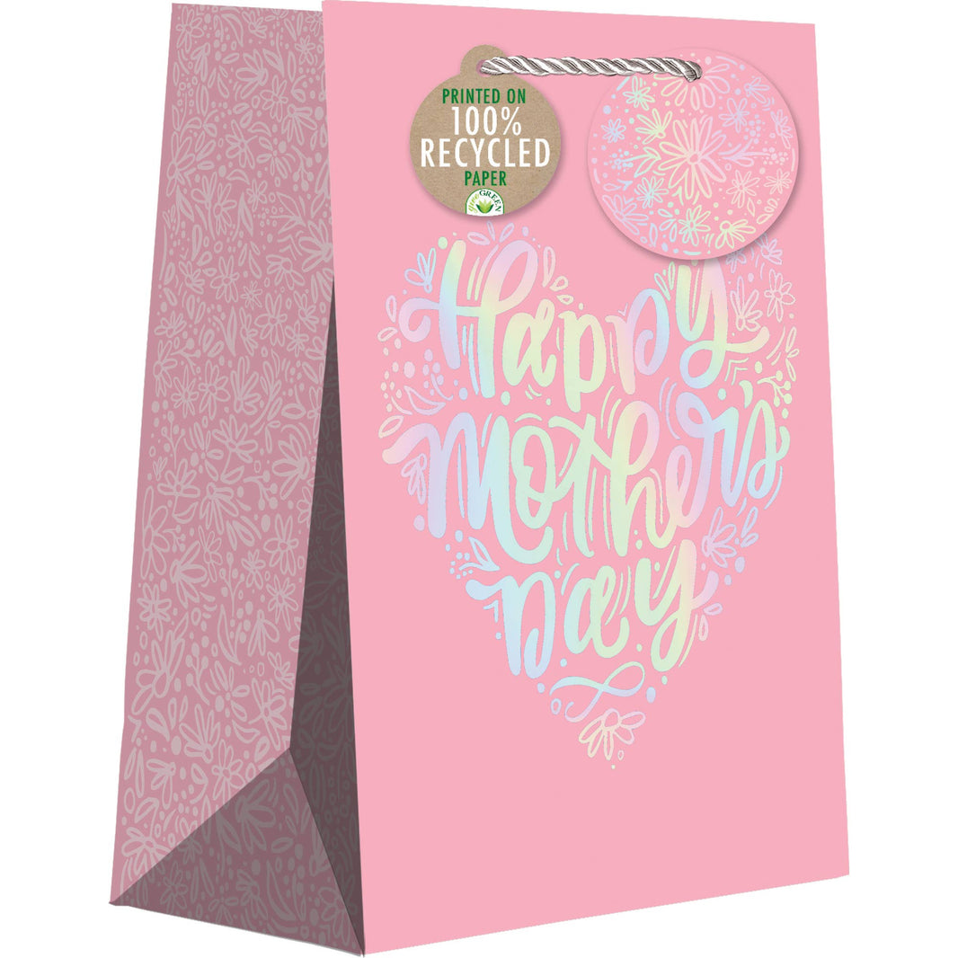 Mother's Day Heart Large Gift Bag