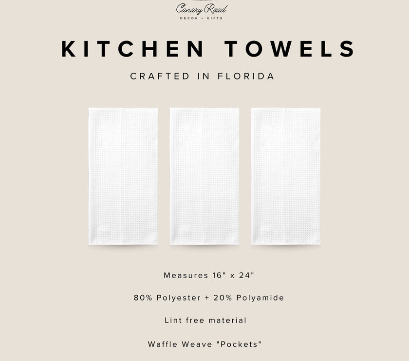 Fishing Kitchen Towel