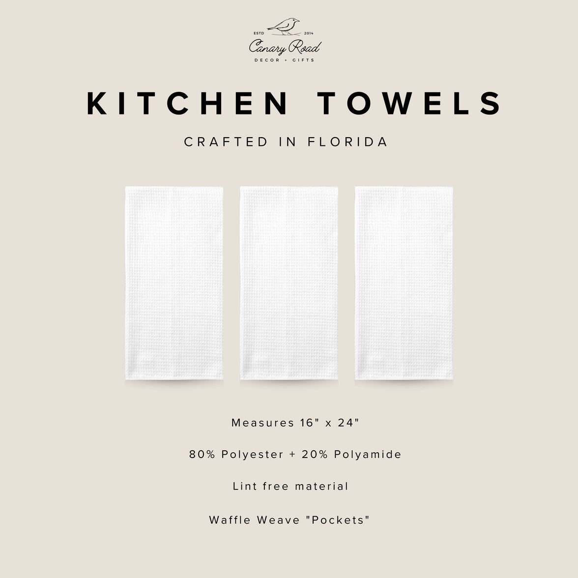 Champagne Kitchen Towel