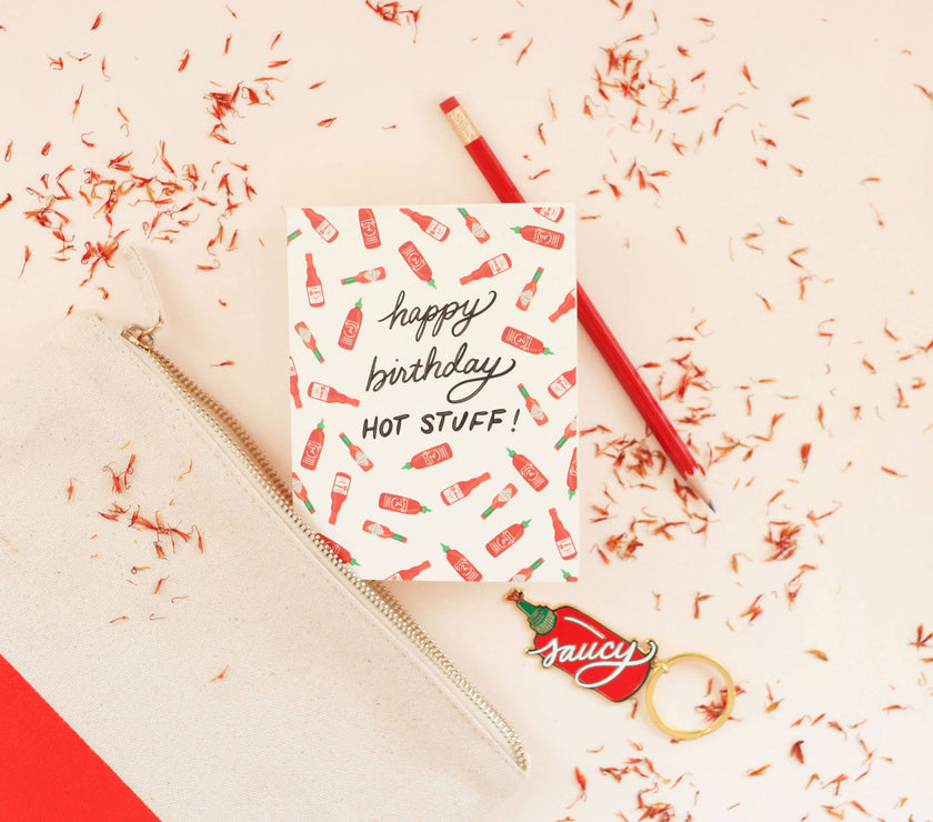 Happy Birthday Hot Stuff Card