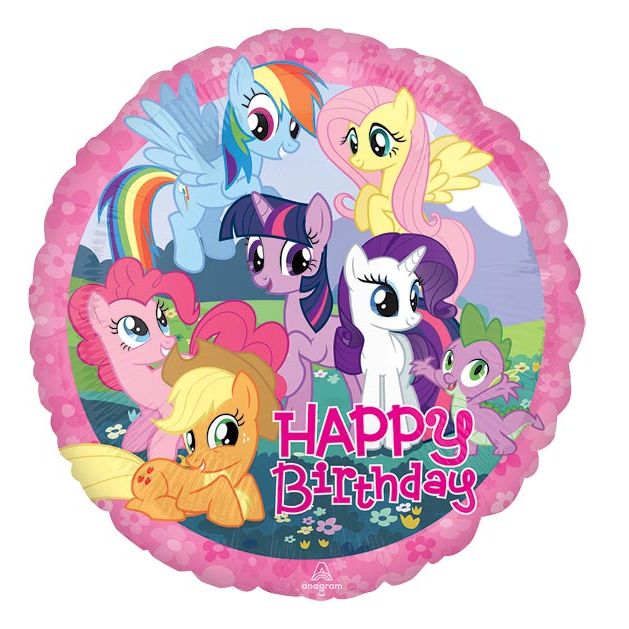 My Little Pony Happy Birthday 17" Mylar Balloon