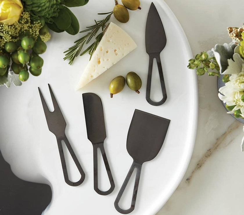 Cheese Knives Book Box - Matte Black