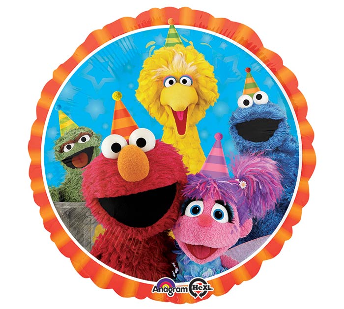 Sesame Street 17" Mylar Balloon