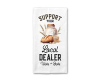 Funny Sourdough Dealer Dish Towel