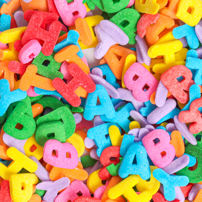 Sprinklemania Happy Birthday Alphabet Sprinkles - 3.5oz Cube