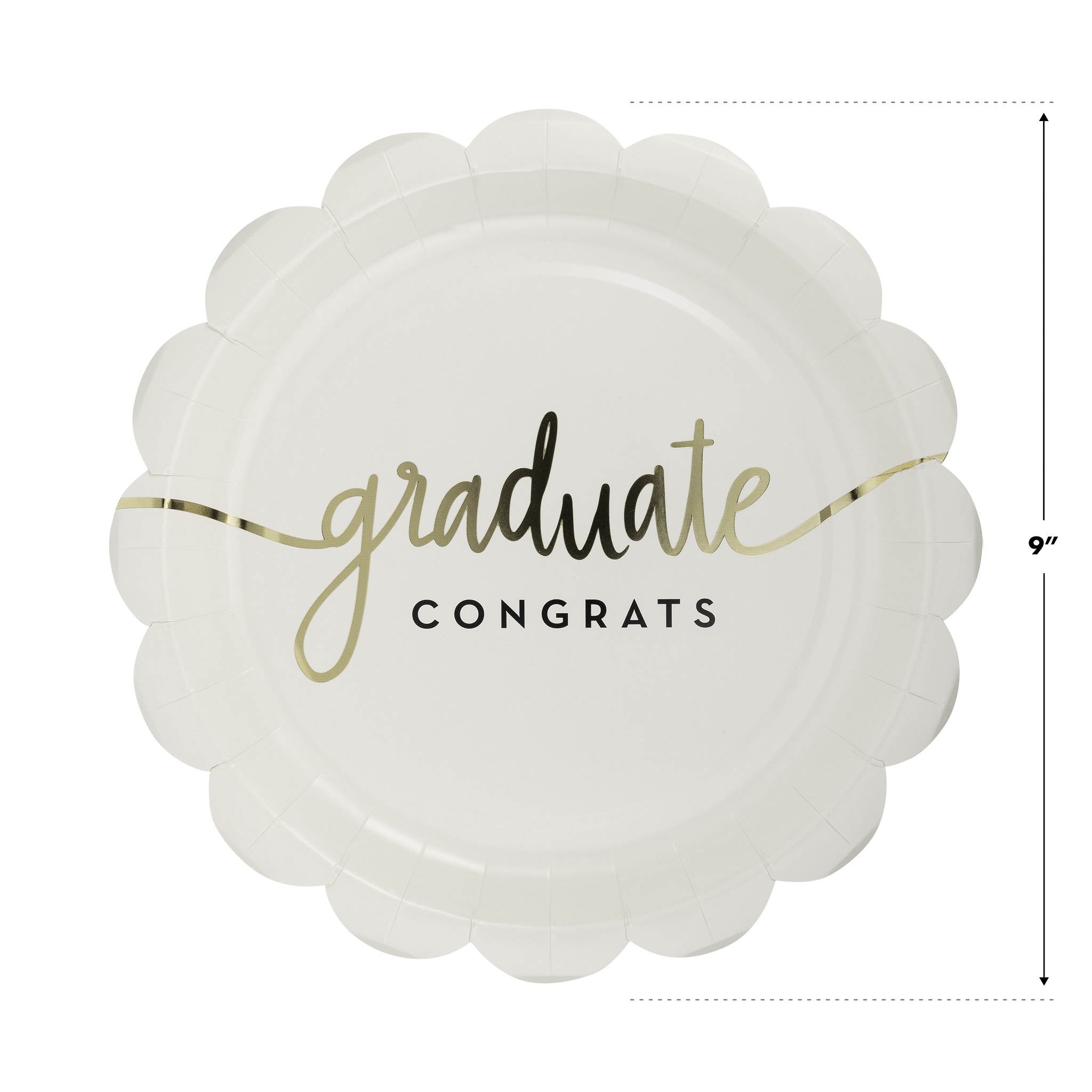 Graduate Congrats Paper Plate - 8CT