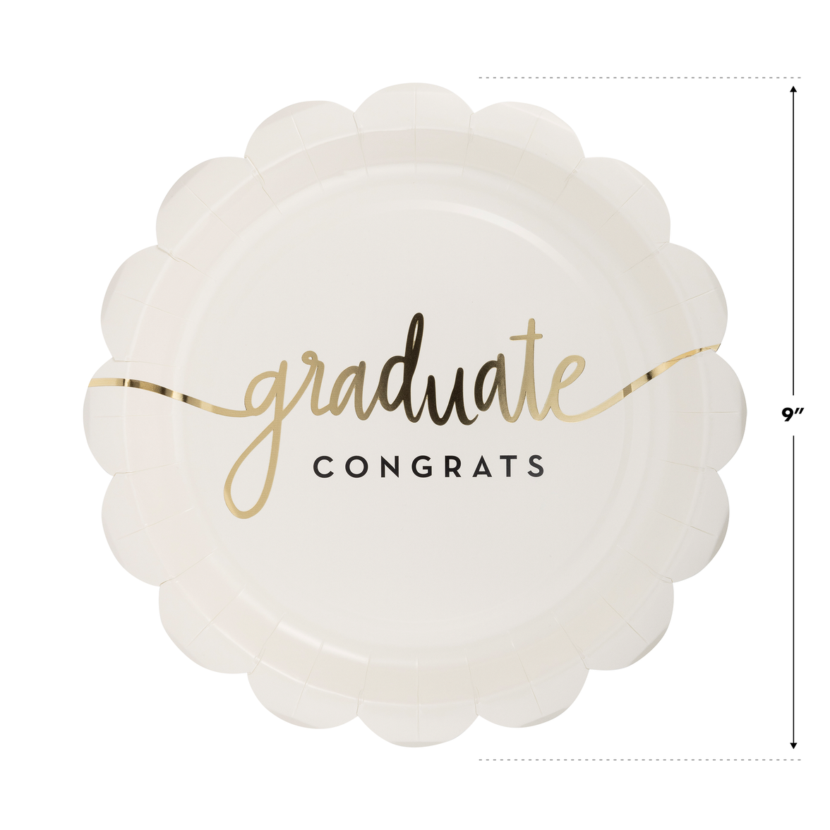 Graduate Congrats Paper Plate - 8CT