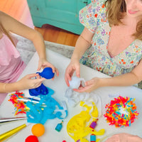 Mini Surprise Ball - Gold Metallic Stripes