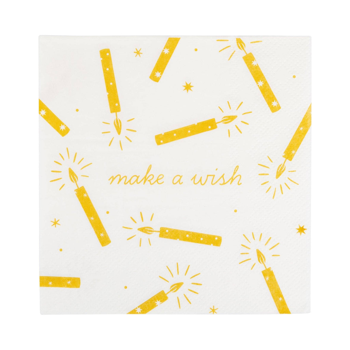 Make a Wish Candles Cocktail Napkins - 18CT