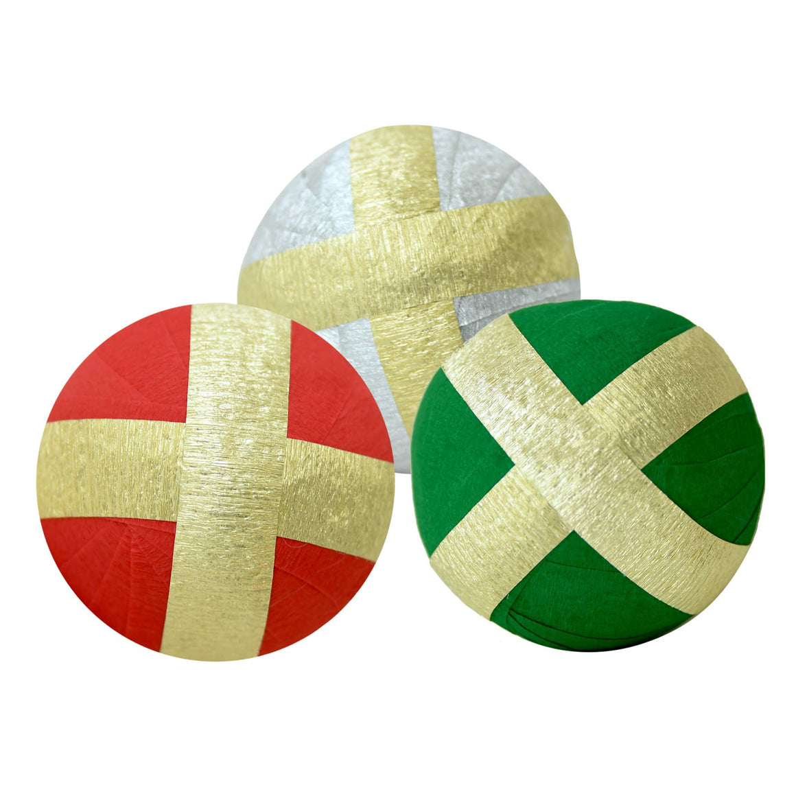 Mini Surprise Ball - Gold Metallic Stripes