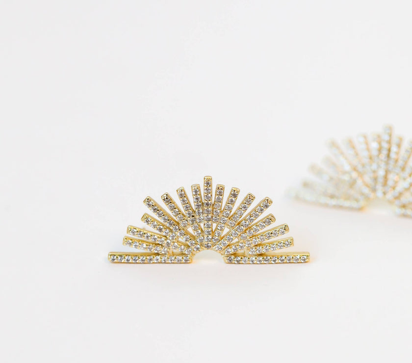 Celestial - Sunburst - Gold Earrings