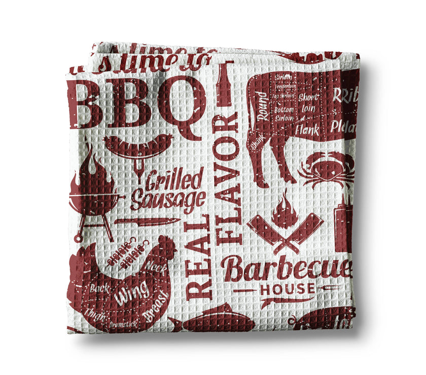BBQ Grilling Tea Towel