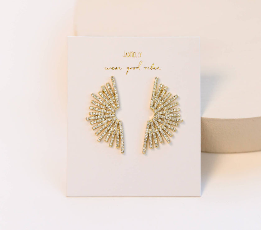Celestial - Sunburst - Gold Earrings