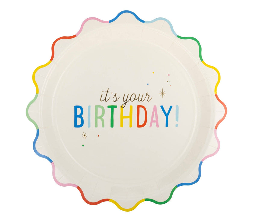 'It's your Birthday' Paper Plates - 8CT