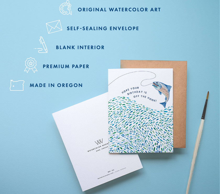 Fishing Birthday Card