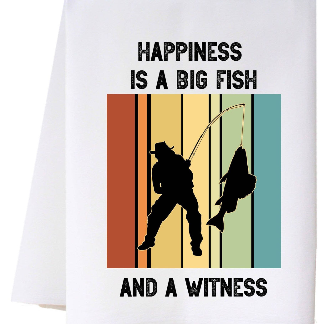 Fishing Witness Kitchen Towel