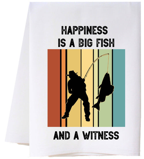 Fishing Witness Kitchen Towel
