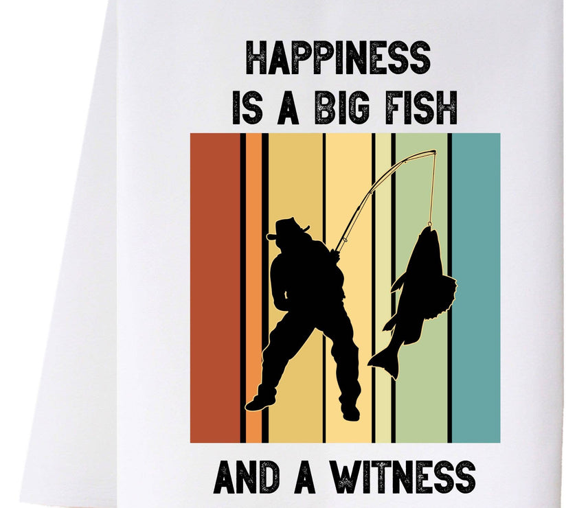 Fishing Witness Kitchen Towel