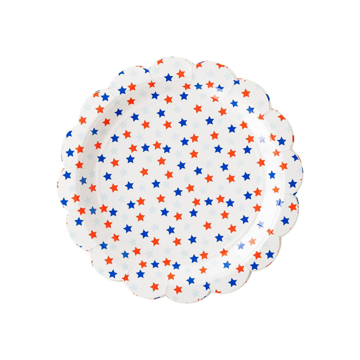 Scattered Stars Paper Plate - 8CT