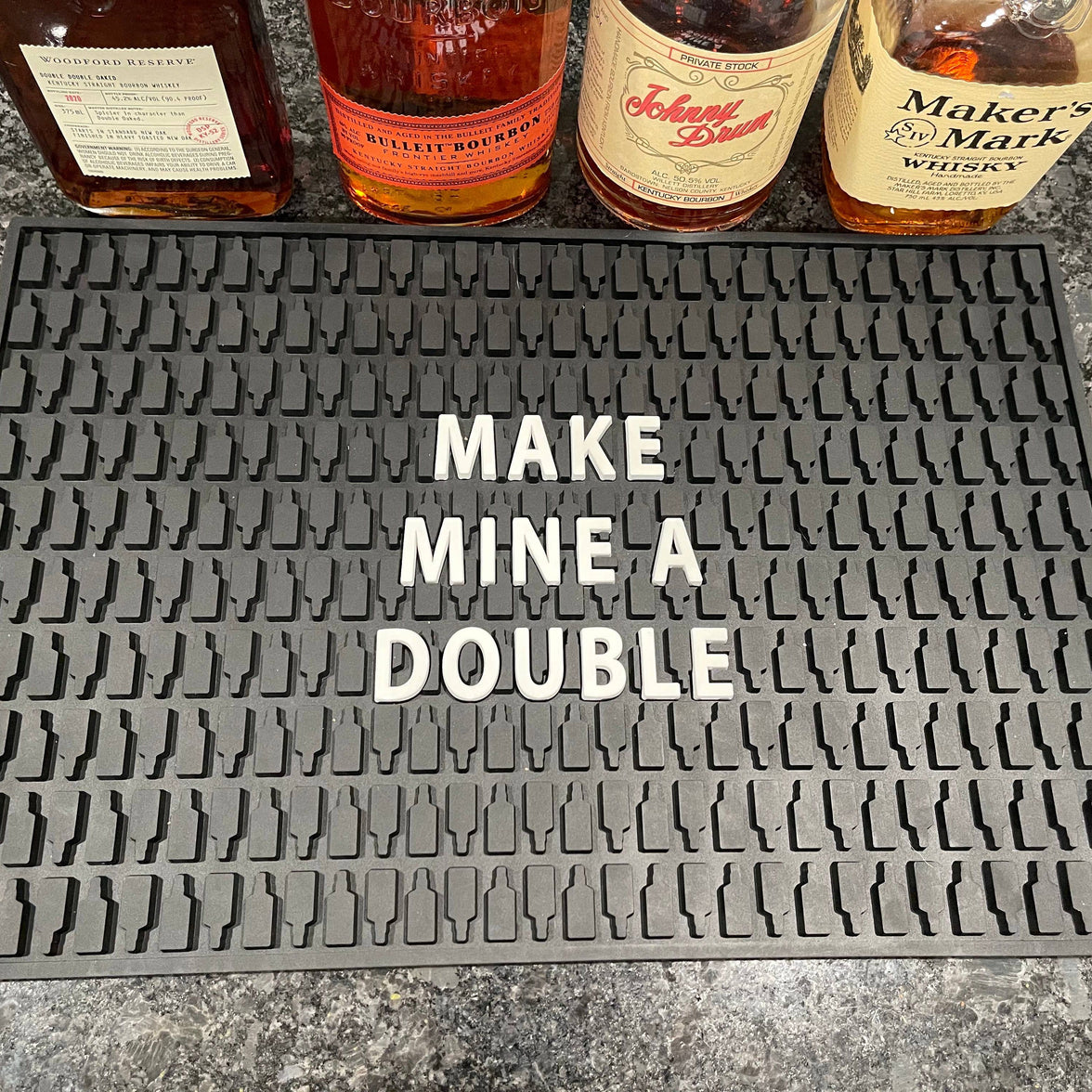 Make Mine A Double Bar Mat