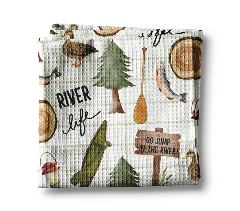 River Life Tea Towel