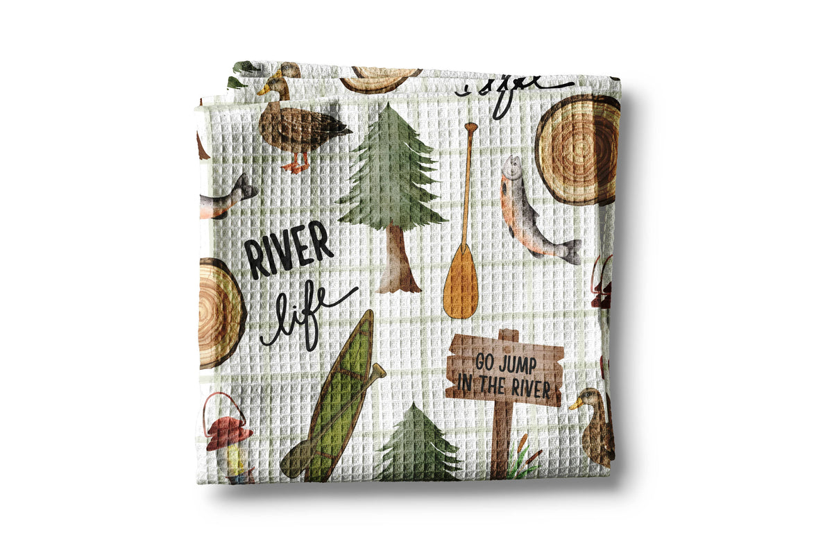 River Life Tea Towel