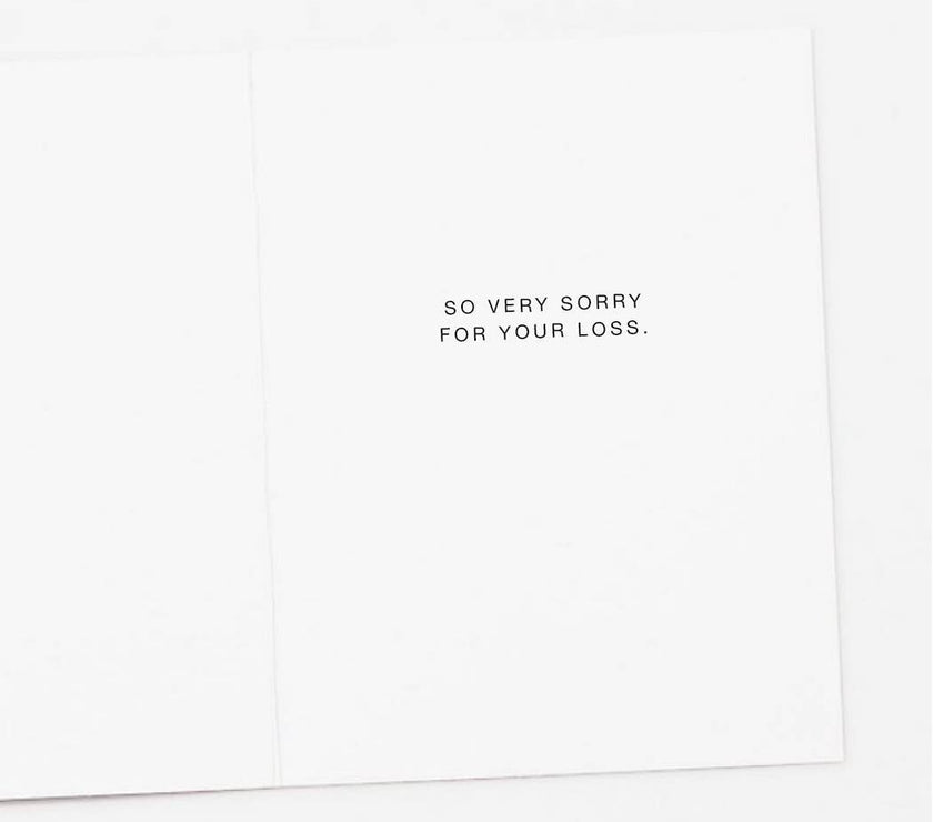 Apple Blossom Sympathy Greeting Card