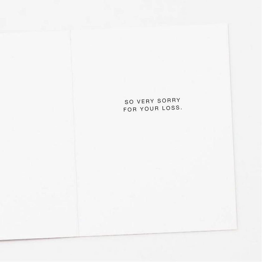 Apple Blossom Sympathy Greeting Card