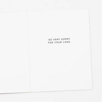 Apple Blossom Sympathy Greeting Card