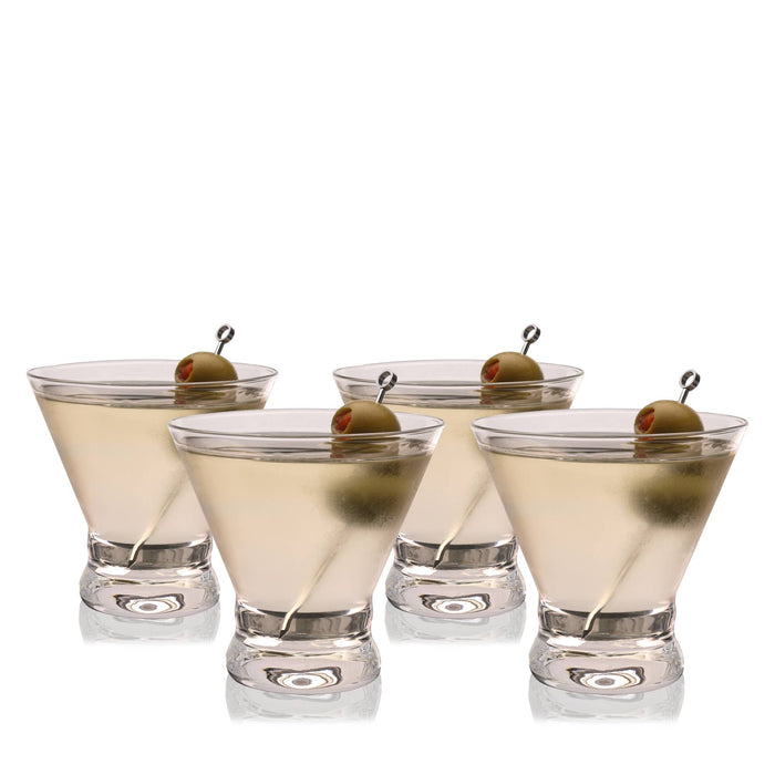 Stemless Martini Glasses Set of 4