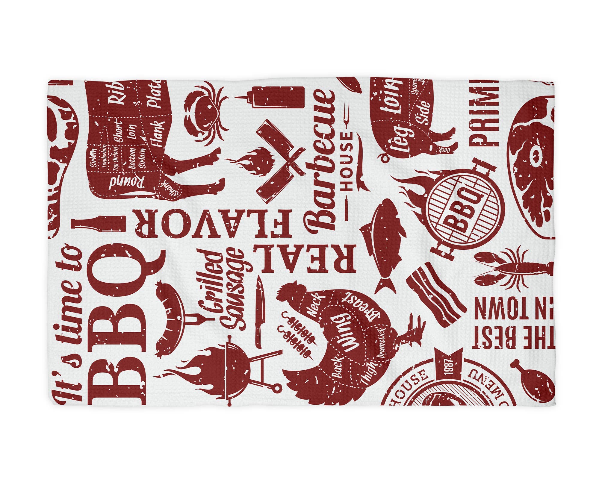BBQ Grilling Tea Towel