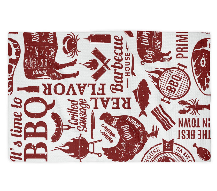 BBQ Grilling Tea Towel