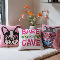 Babe Cave Hook Pillow
