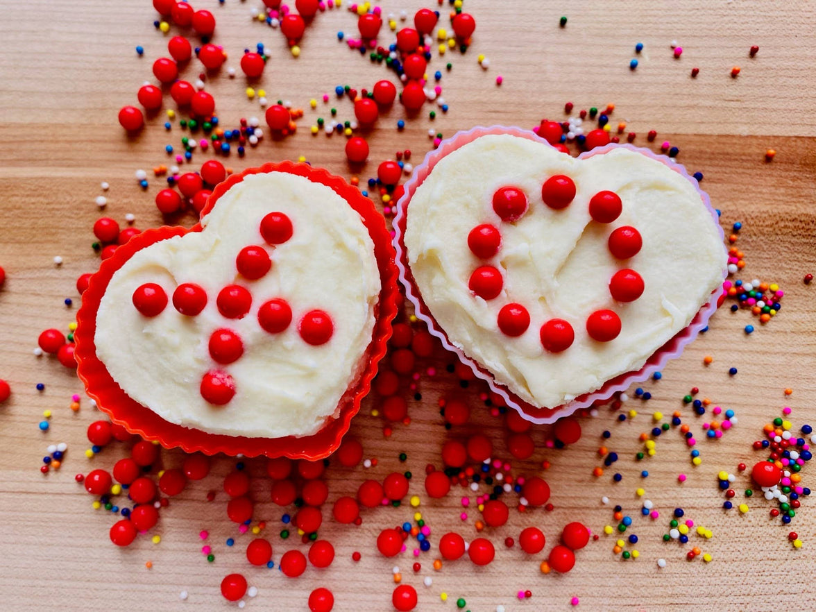 Bakelicious Silicone Cupcake Liners Heart, Set 12, 3"