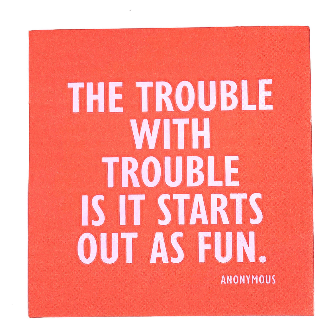 Festive Cocktail Funny Napkins | The Trouble With Trouble - 20CT