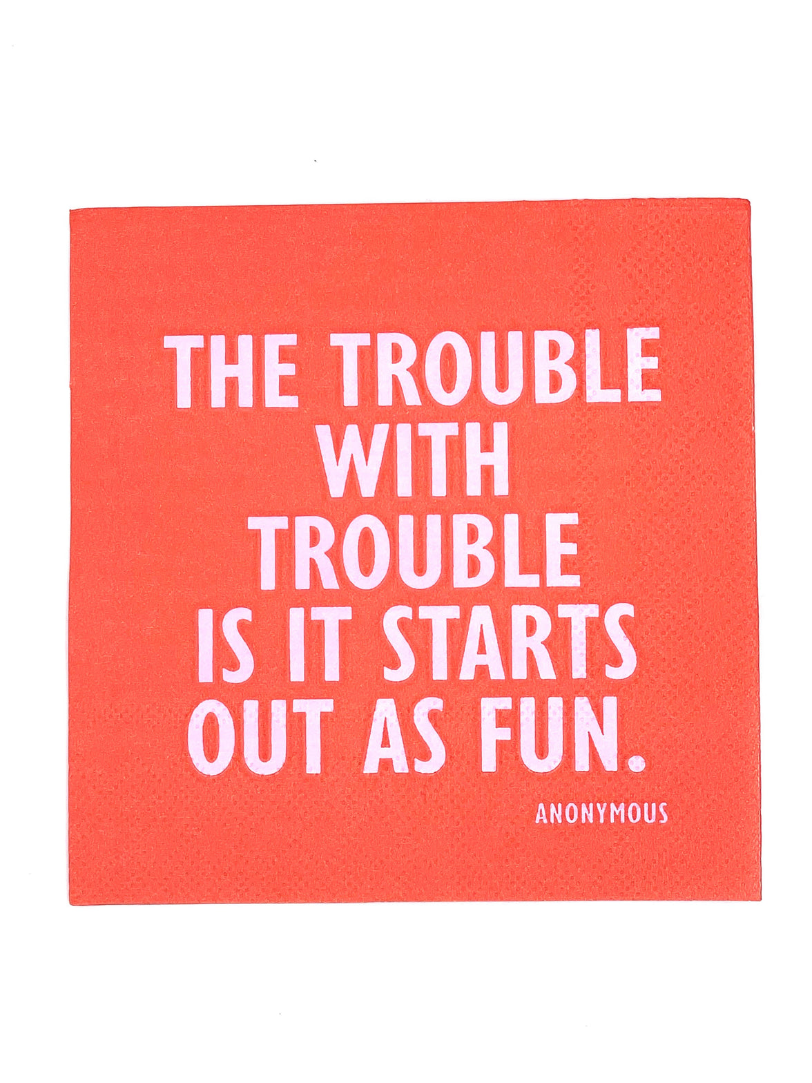 Festive Cocktail Funny Napkins | The Trouble With Trouble - 20CT