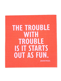 Festive Cocktail Funny Napkins | The Trouble With Trouble - 20CT