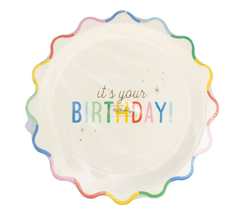 'It's your Birthday' Paper Plates - 8CT