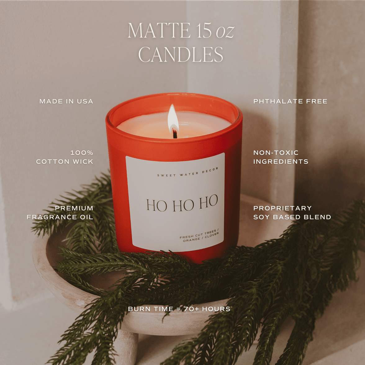 Merry and Bright 15 oz Soy Candle