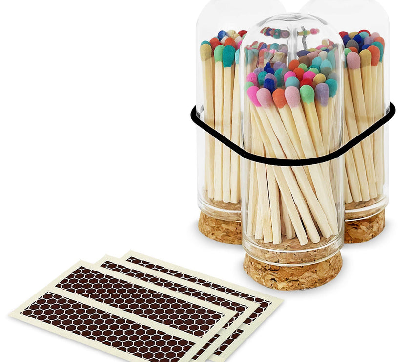 2" Matches + Mini Cloche - Strikers: Rainbow