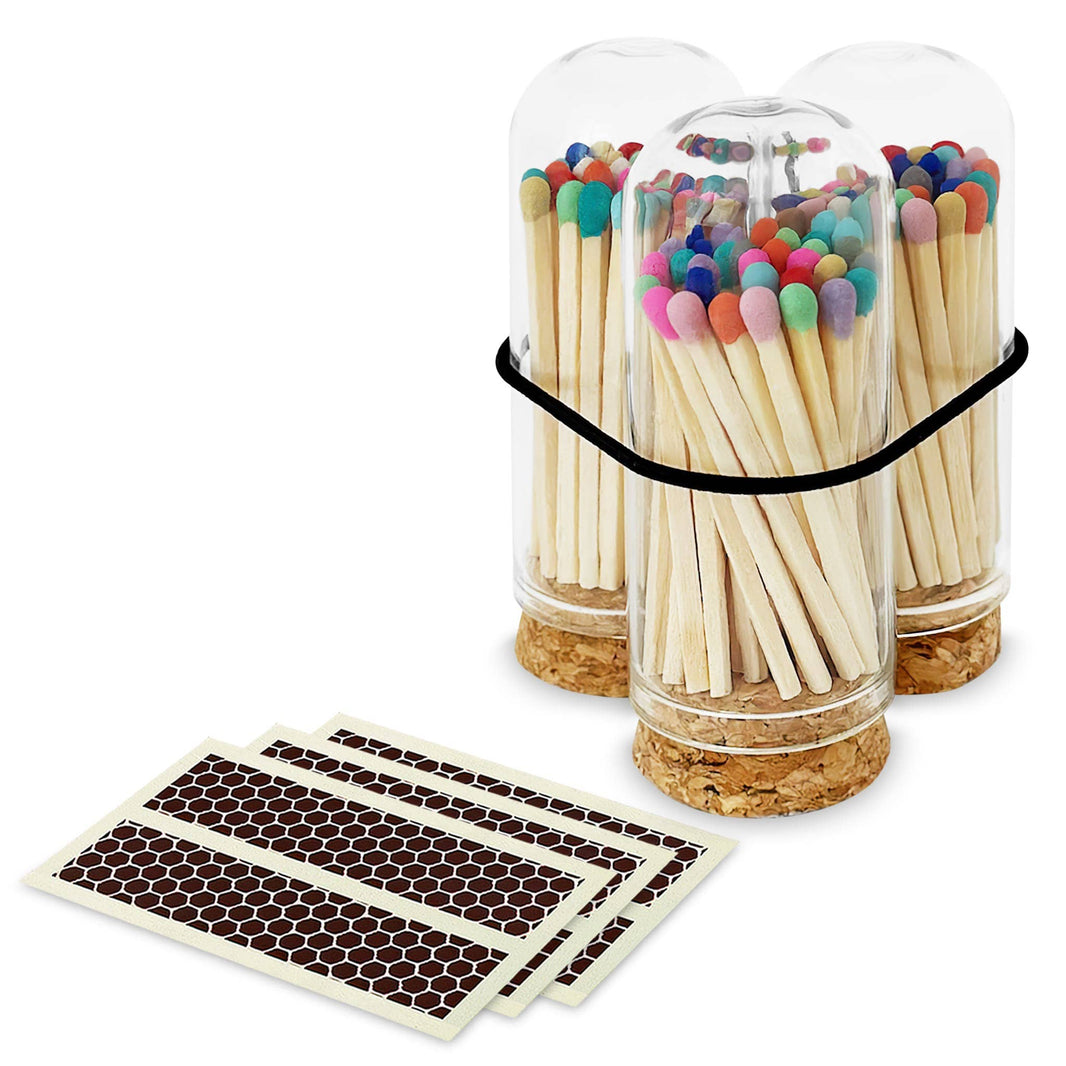 2" Matches + Mini Cloche - Strikers: Rainbow