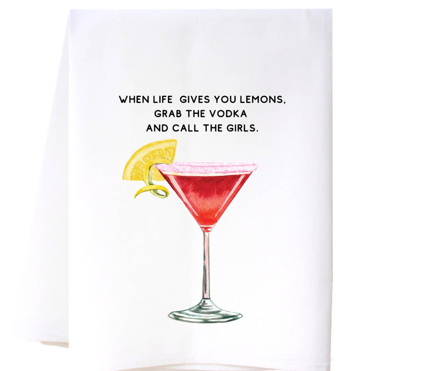 Lemons - Cosmo Tea Towel