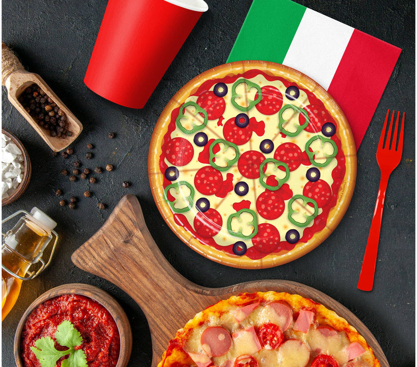 Pizza Party Plates - 16CT