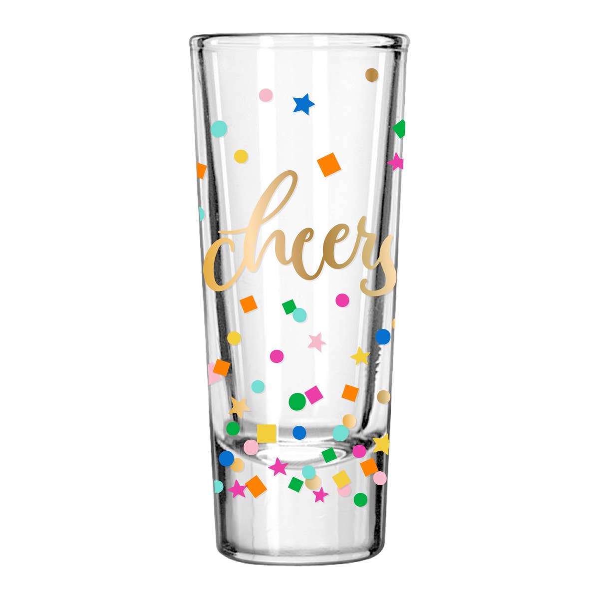 Shot Glass | Cheers Confetti