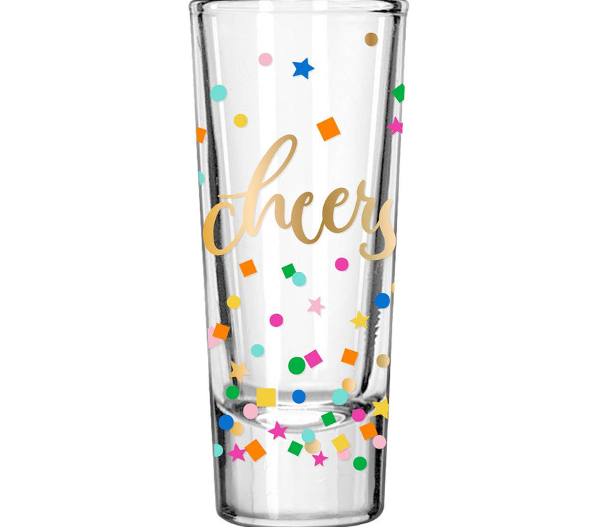 Shot Glass | Cheers Confetti