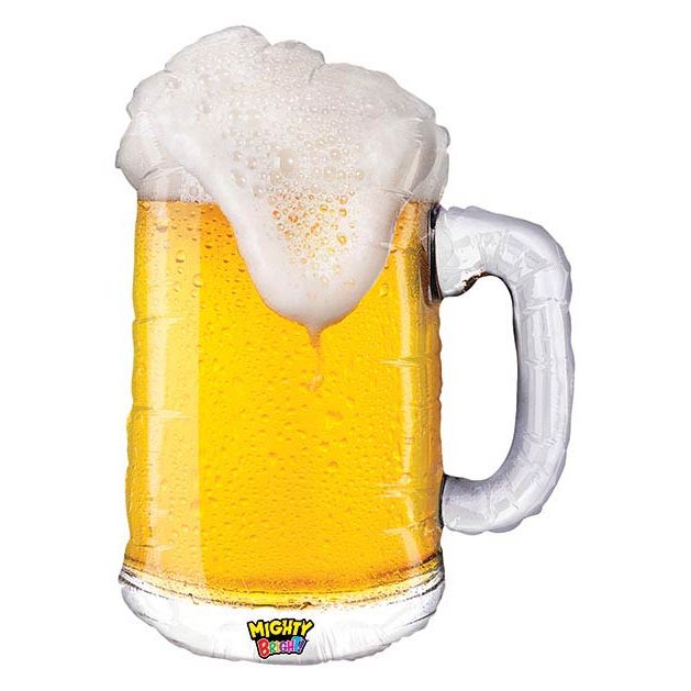 Beer Shaped 29" Mylar Balloon