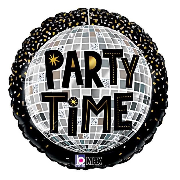 Party Time Disco 18" Mylar Balloon